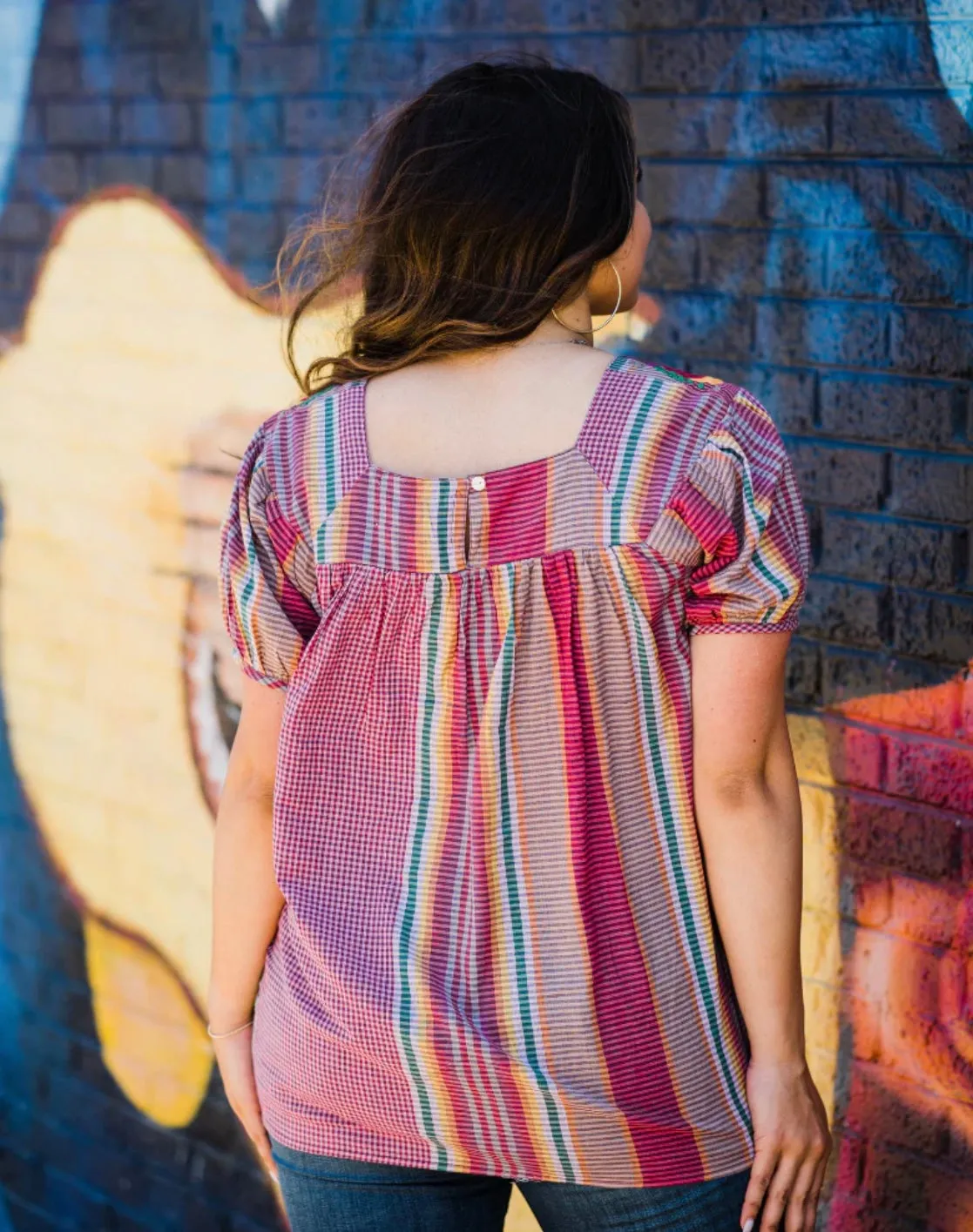 Adelynn Embroidered Top