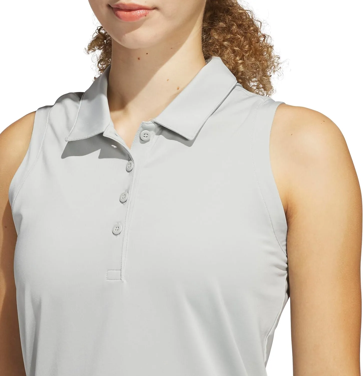 adidas Women's Ultimate365 Solid Sleeveless Polo Shirt