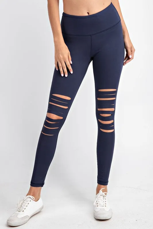 Full-Length Laser Cut Leggings
