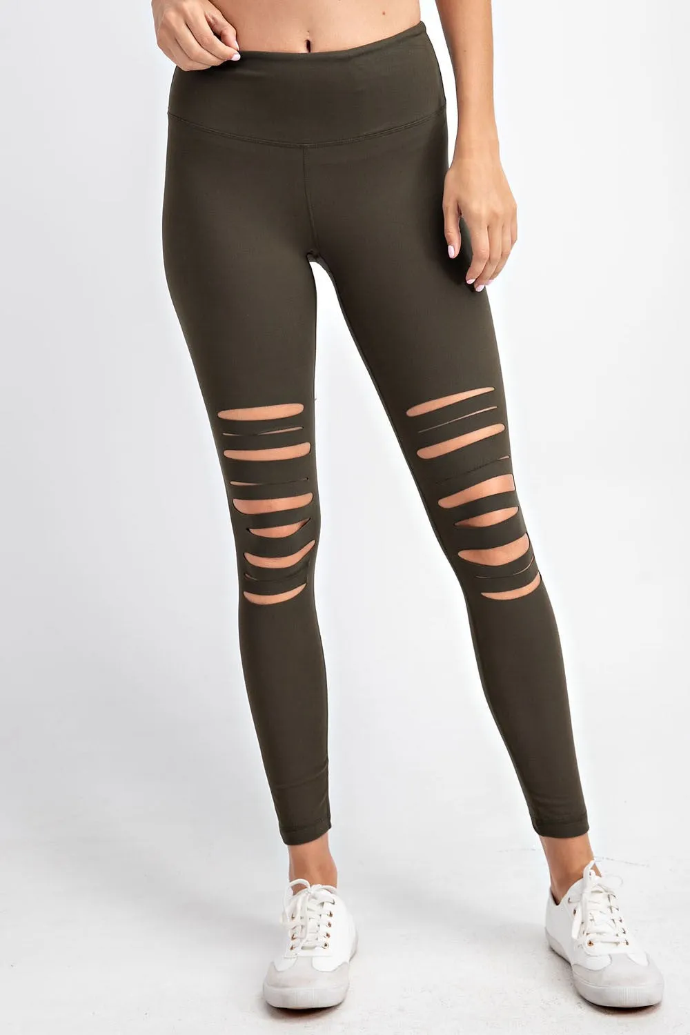 Full-Length Laser Cut Leggings