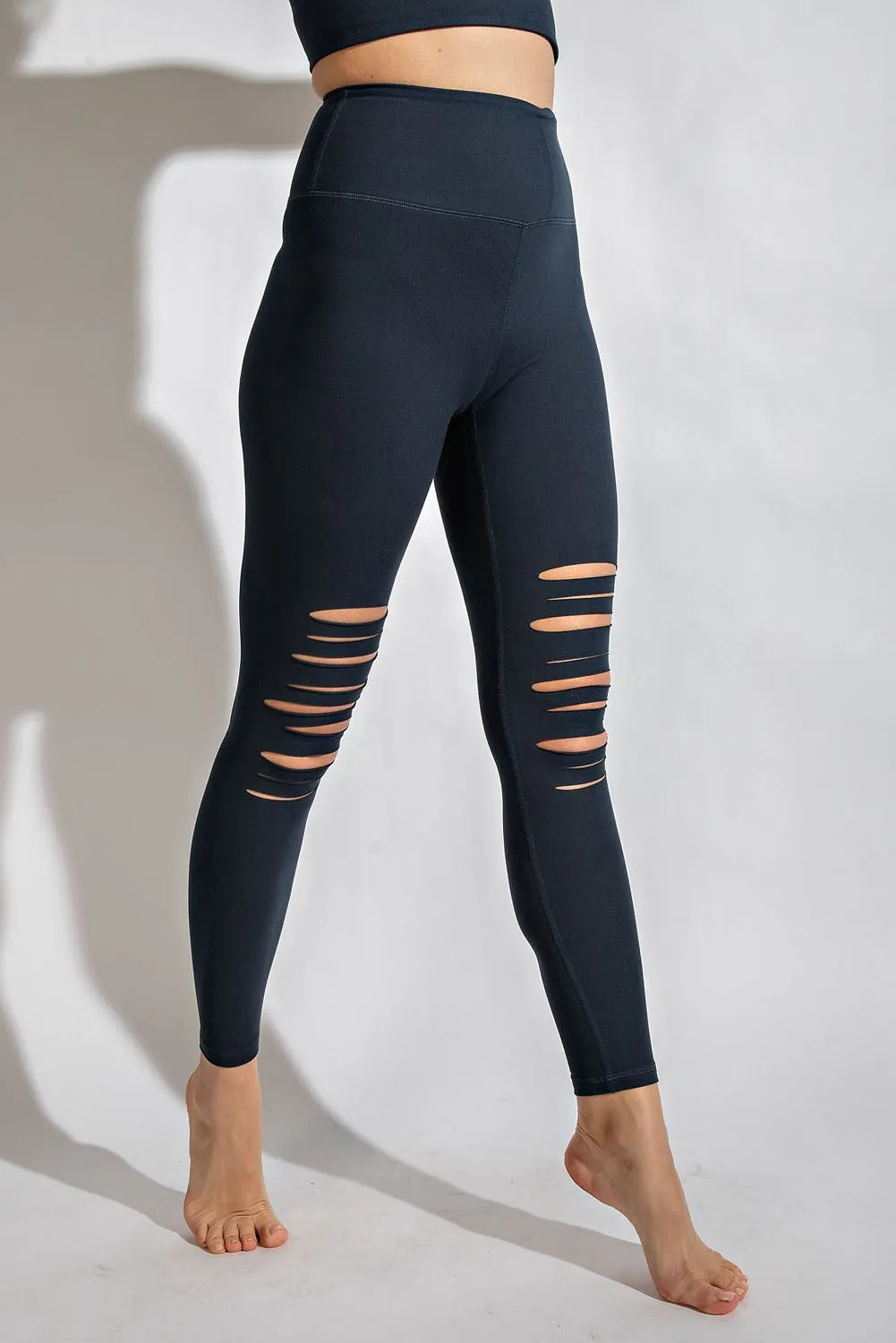 Full-Length Laser Cut Leggings