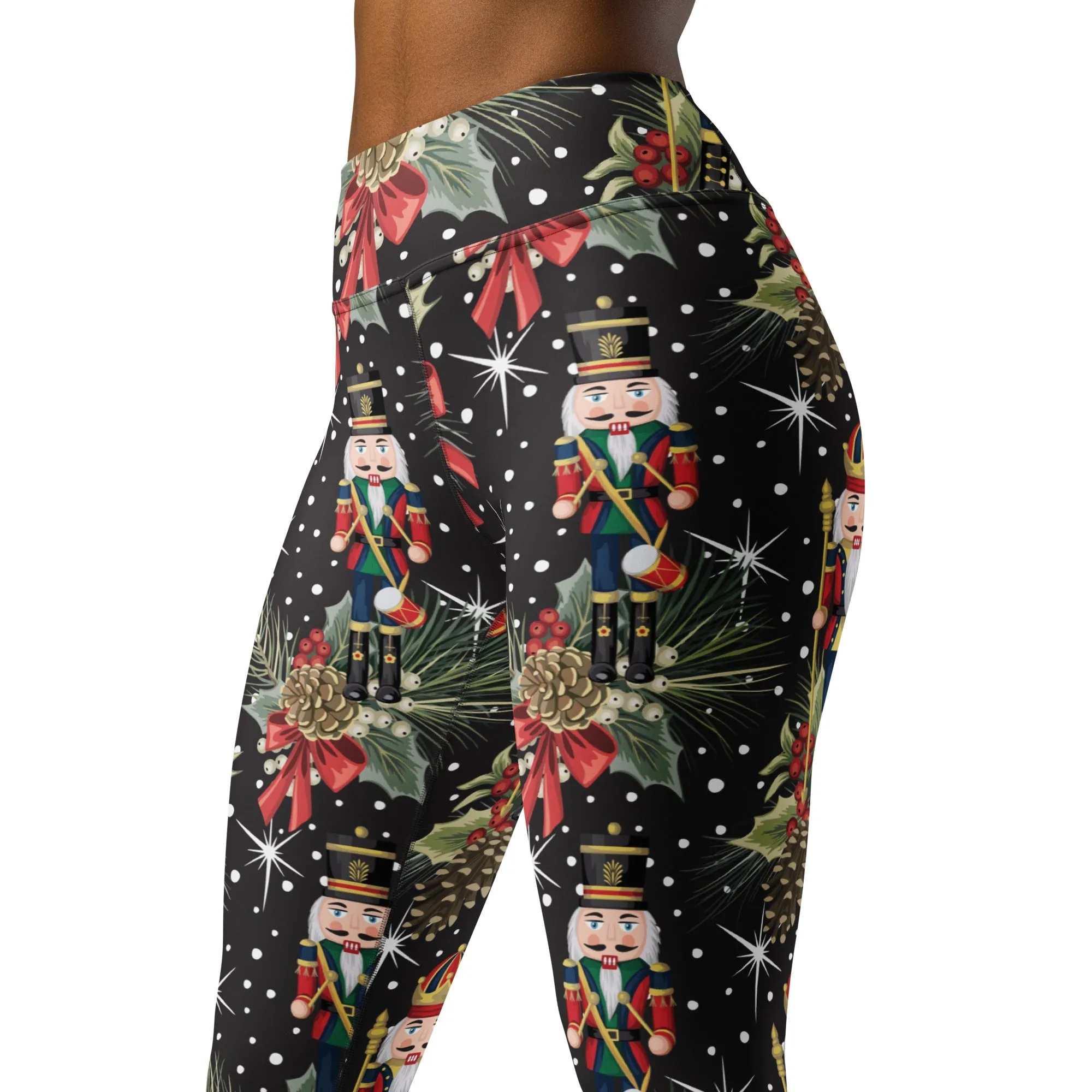 Jolly Nutcrackers Yoga Leggings