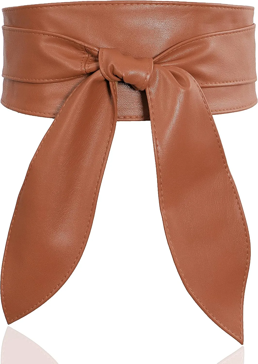 Lovful Wide Wrap Belt for Women,Cinch Obi Belts for Dress,Solid Color Long Waist Belt