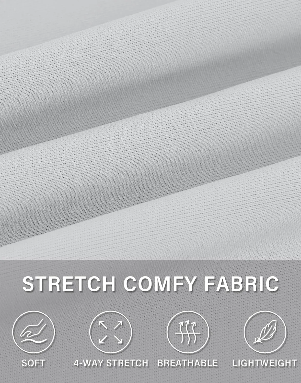 Mens Golf Joggers Pants with 5 Pockets Slim Fit Stretch Casual Dress Sweatpants for Work Travel Running