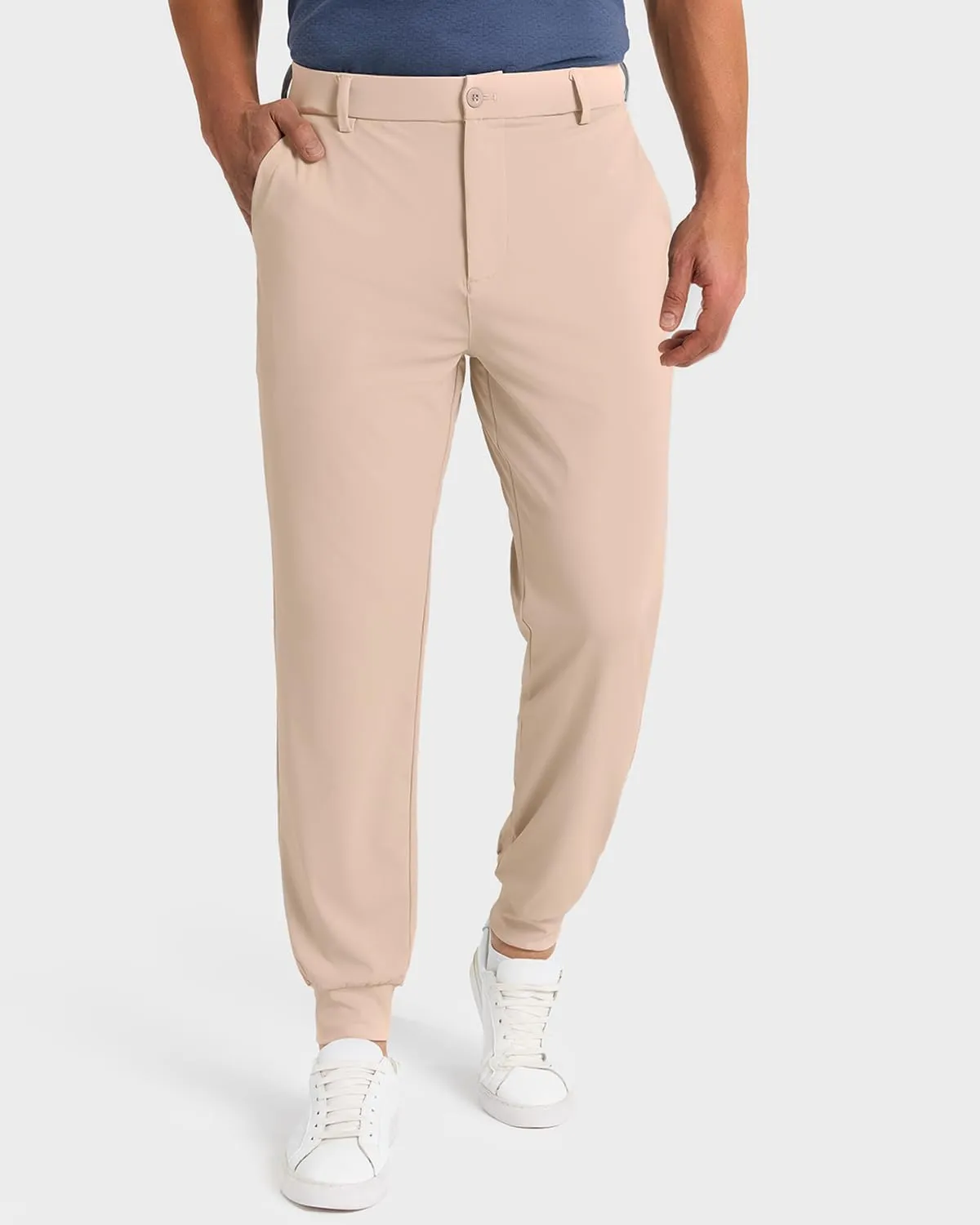 Men's Golf Joggers Pants with 5 Pockets Stretch Fit Work Dress Athletic Jogger Sweatpants for Running Gym