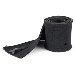 Startech.Com 40" (1M) Neoprene Cable Management Sleeve With Zipper & Buckle, 1.2" (3Cm) Diameter, Computer/Pc Power/Netw