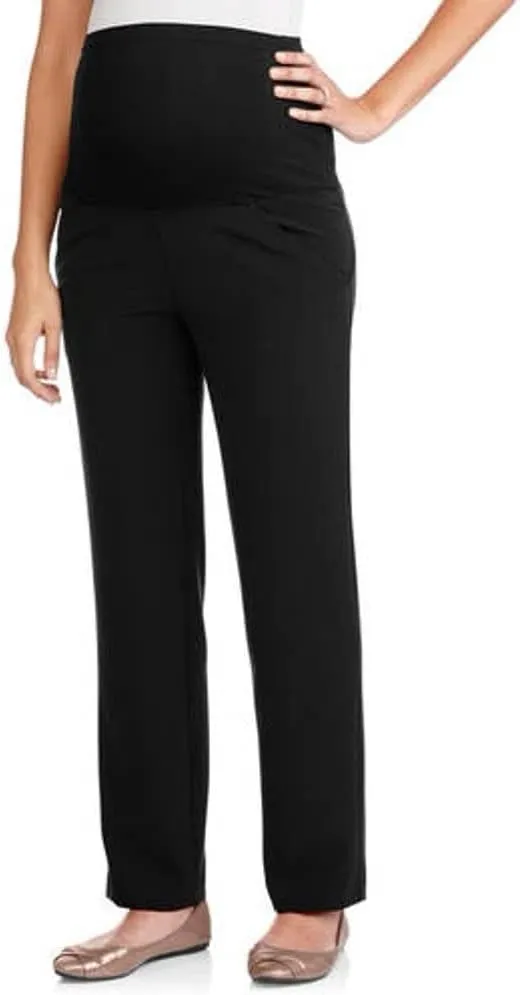 Times Two Maternity Women's Flare Leg Dress Pants