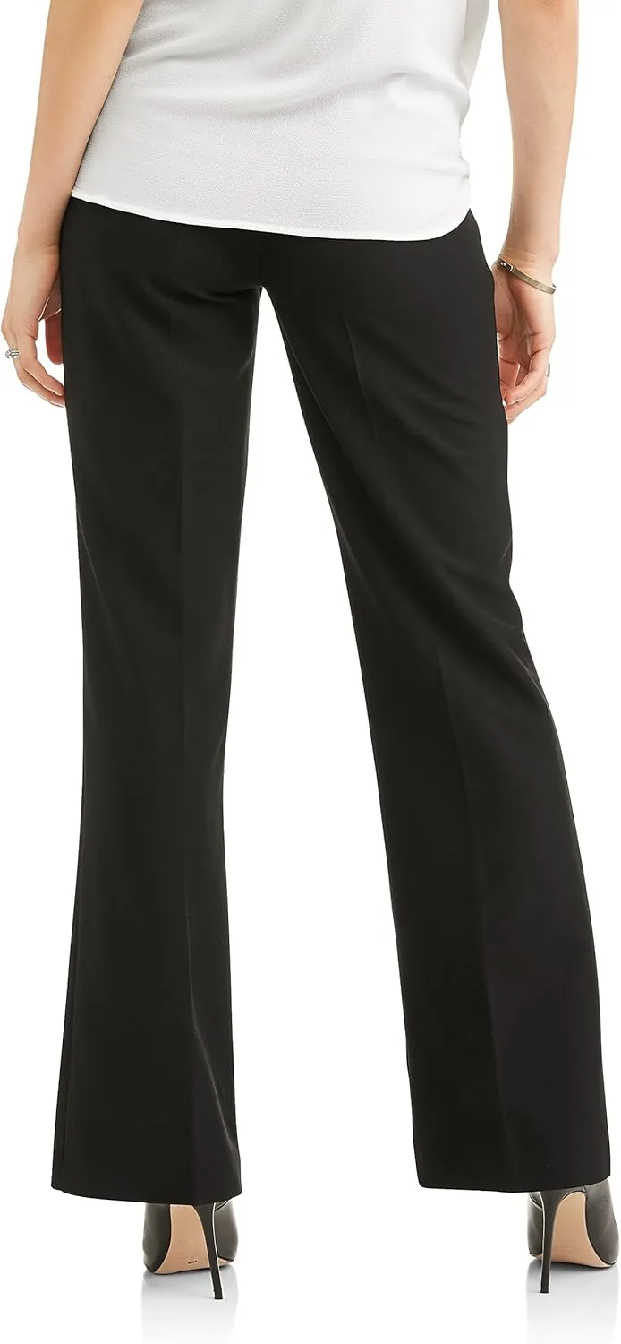 Times Two Maternity Women's Flare Leg Dress Pants