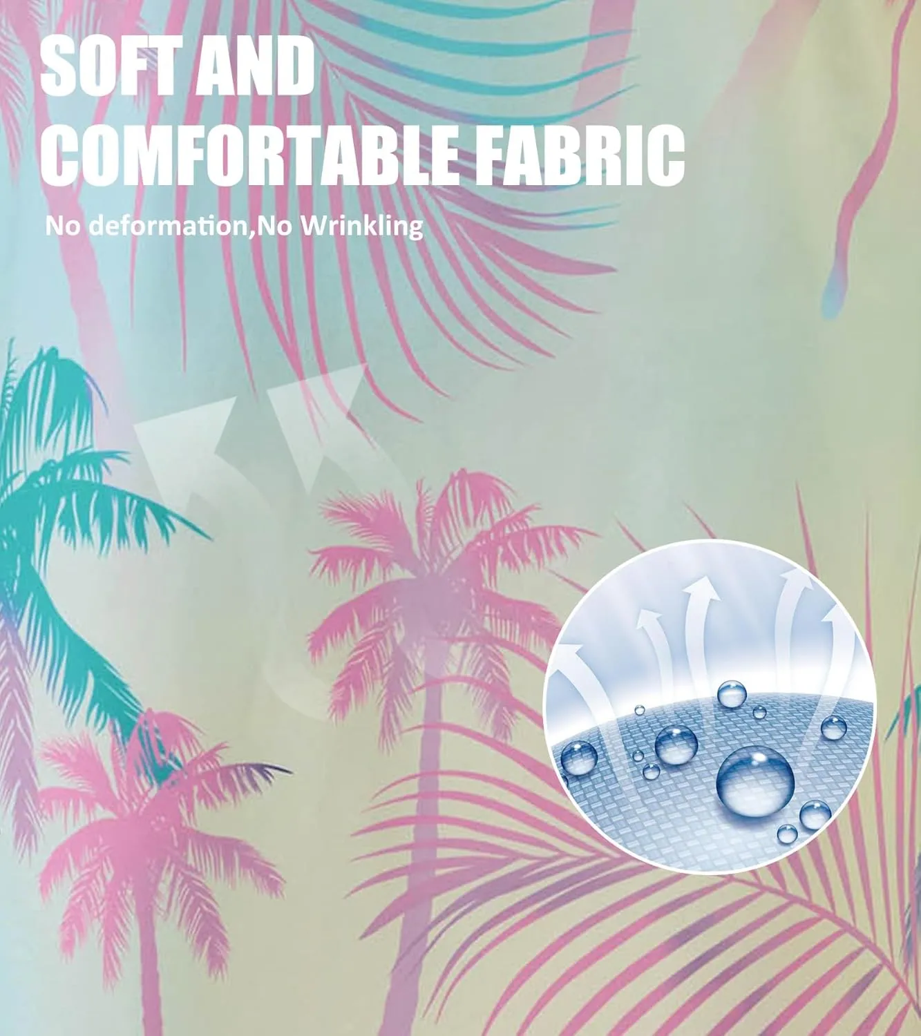 uideazone Mens Polo Shirts Short Sleeve Dry Fit 3D Print Moisture Wicking Funny Golf Shirt