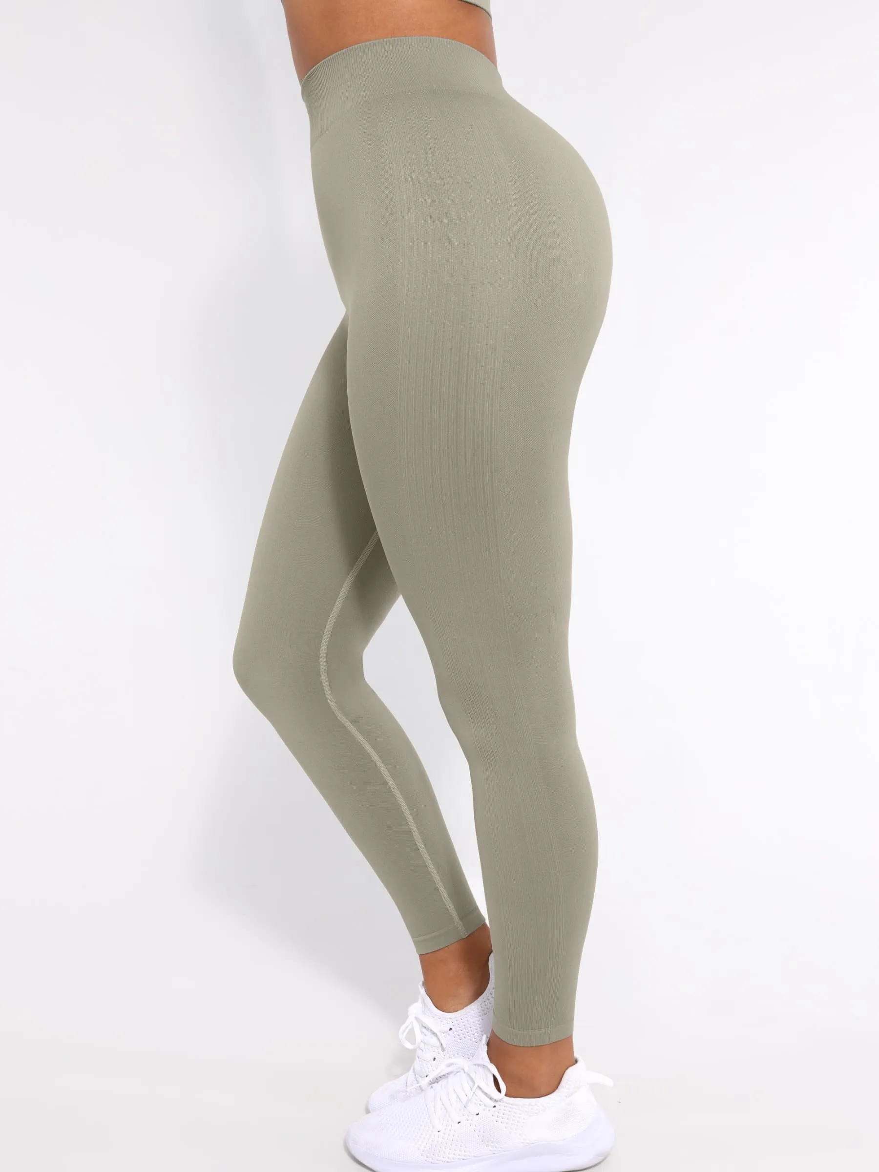 Wholesale Seamless High Waisted Leg Shaping Slimming Yoga Legging