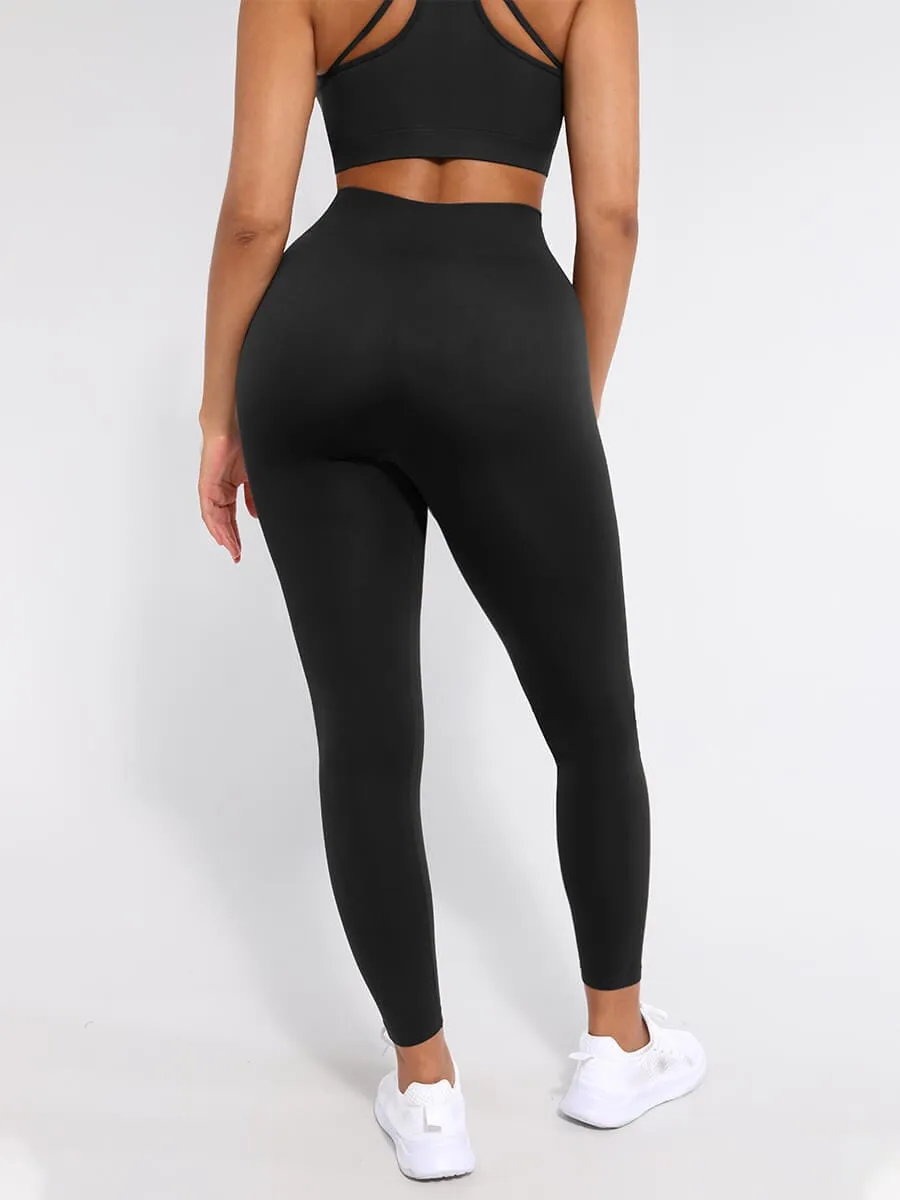 Wholesale Seamless High Waisted Leg Shaping Slimming Yoga Legging