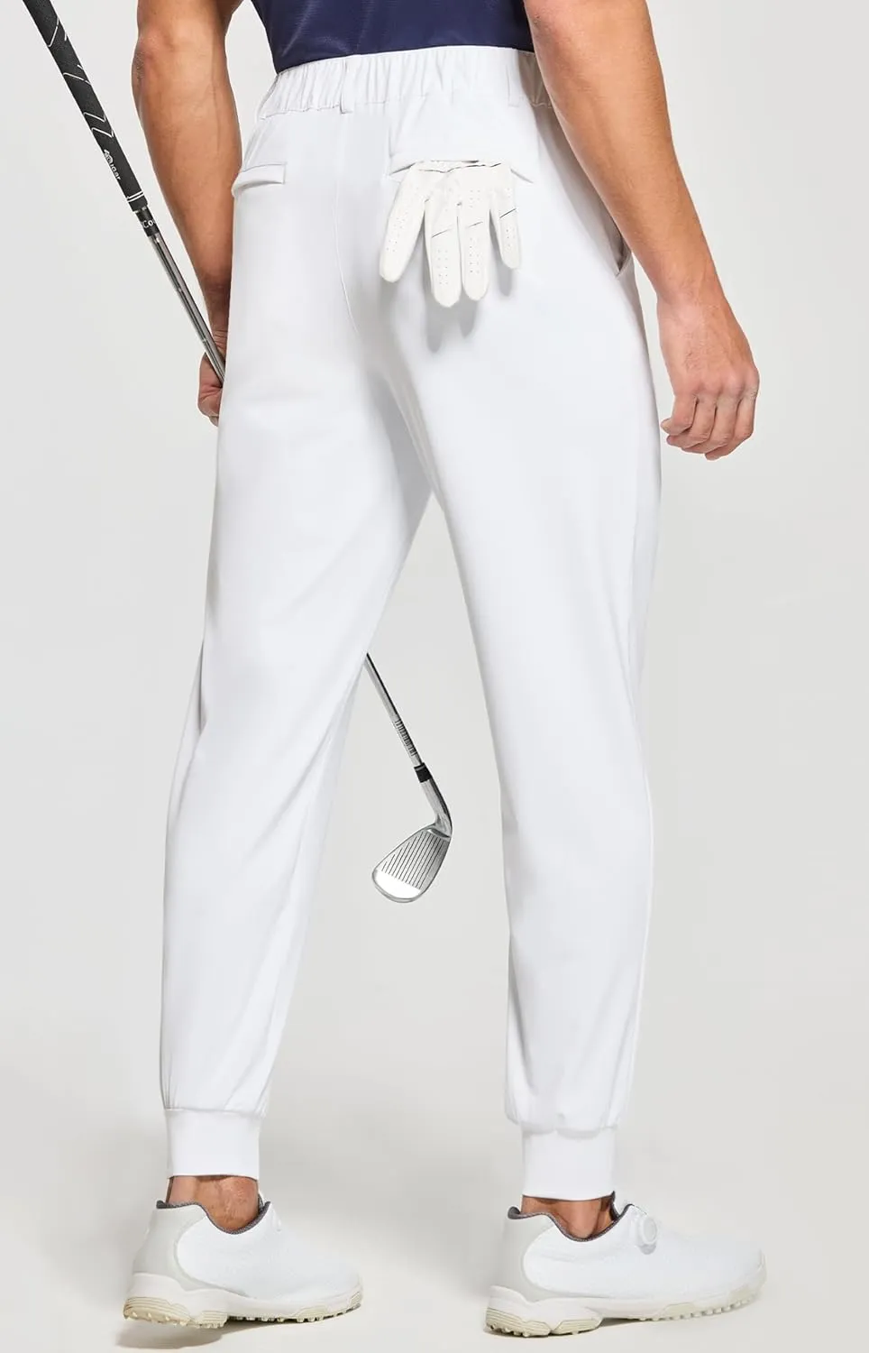 Willit Men's Golf Joggers Stretch Pants with 5 Pockets Slim Fit Sweatpants Work Dress Pants with Belt Loops