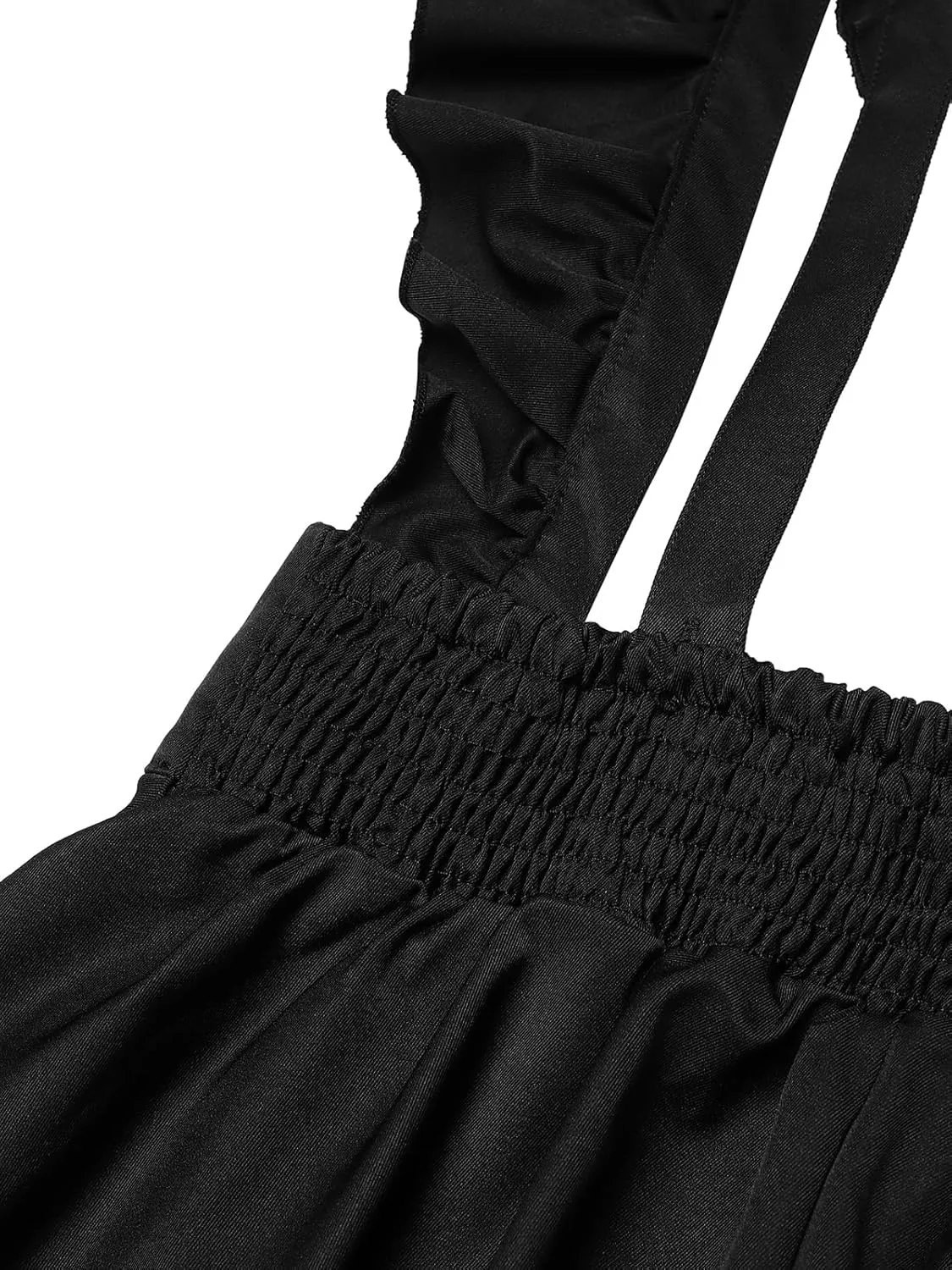 YOINS Women's Suspender Skirt Basic High Waist Versatile Flared Skater Skirt