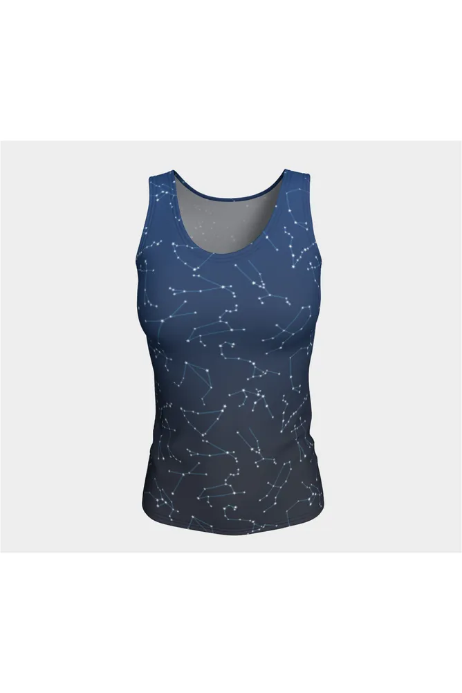 Zodiac Constellation Fitted Tank Top